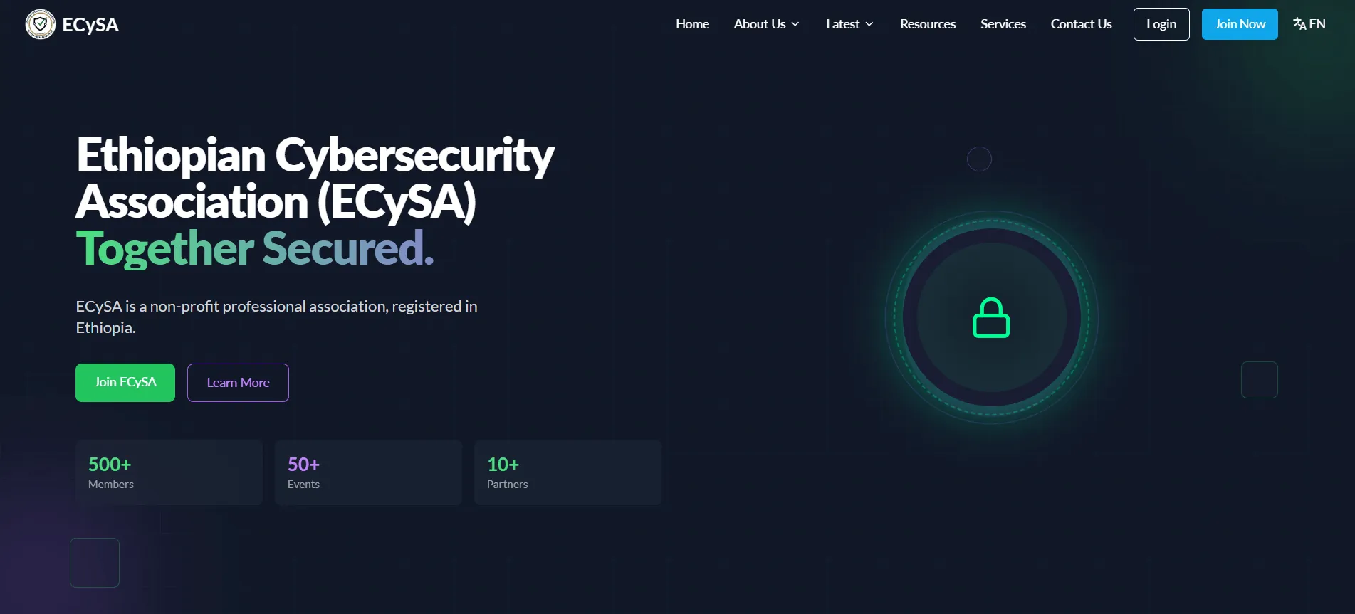 Ethiopian Cyber Security Association screenshot