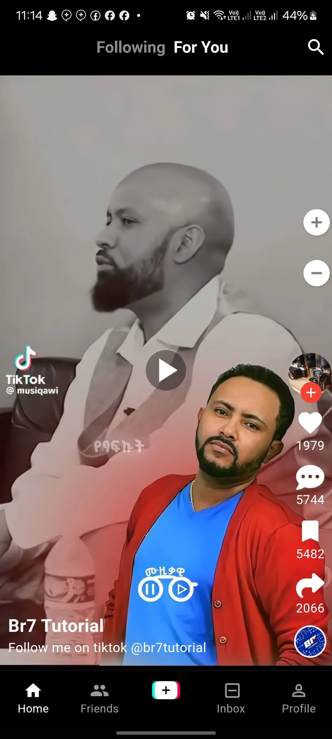 TikTok Clone: app screenshot